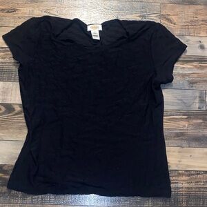 Talbots Black blouse size medium